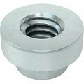 Bsc Preferred Zinc-Plated Steel Press-Fit Nut for Sheet Metal 8-32 Thread for 0.09 Minimum Panel Thickness, 25PK 95185A171